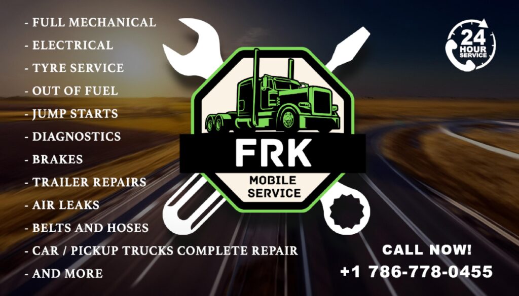 Fort Lauderdale Truck Mechanic, Mobile Mechanic